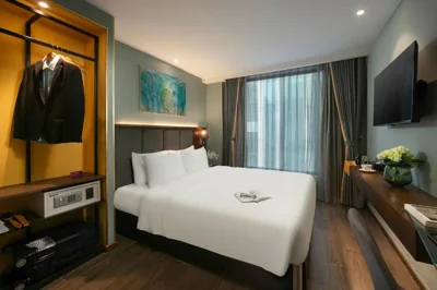 Camera matrimoniale Deluxe — GRAND CITITEL Hanoi Hotel & Spa
